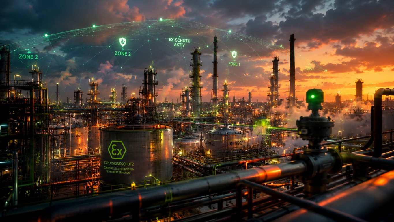 Industrieanlage Chemiebetrieb