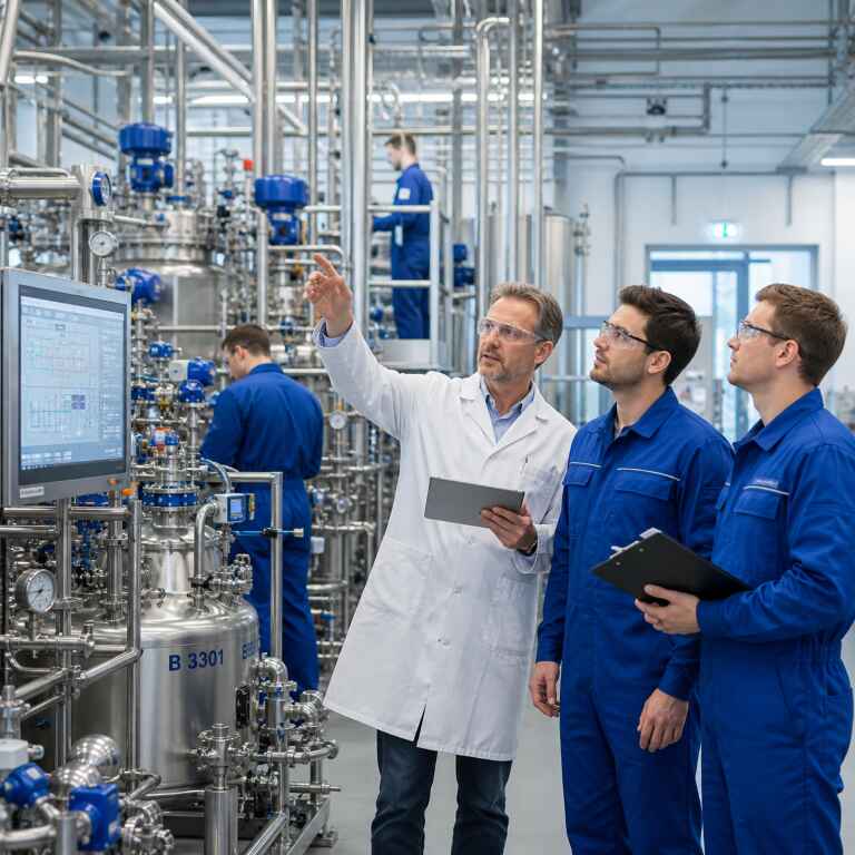 Chemielabor mit Schutzausrüstung