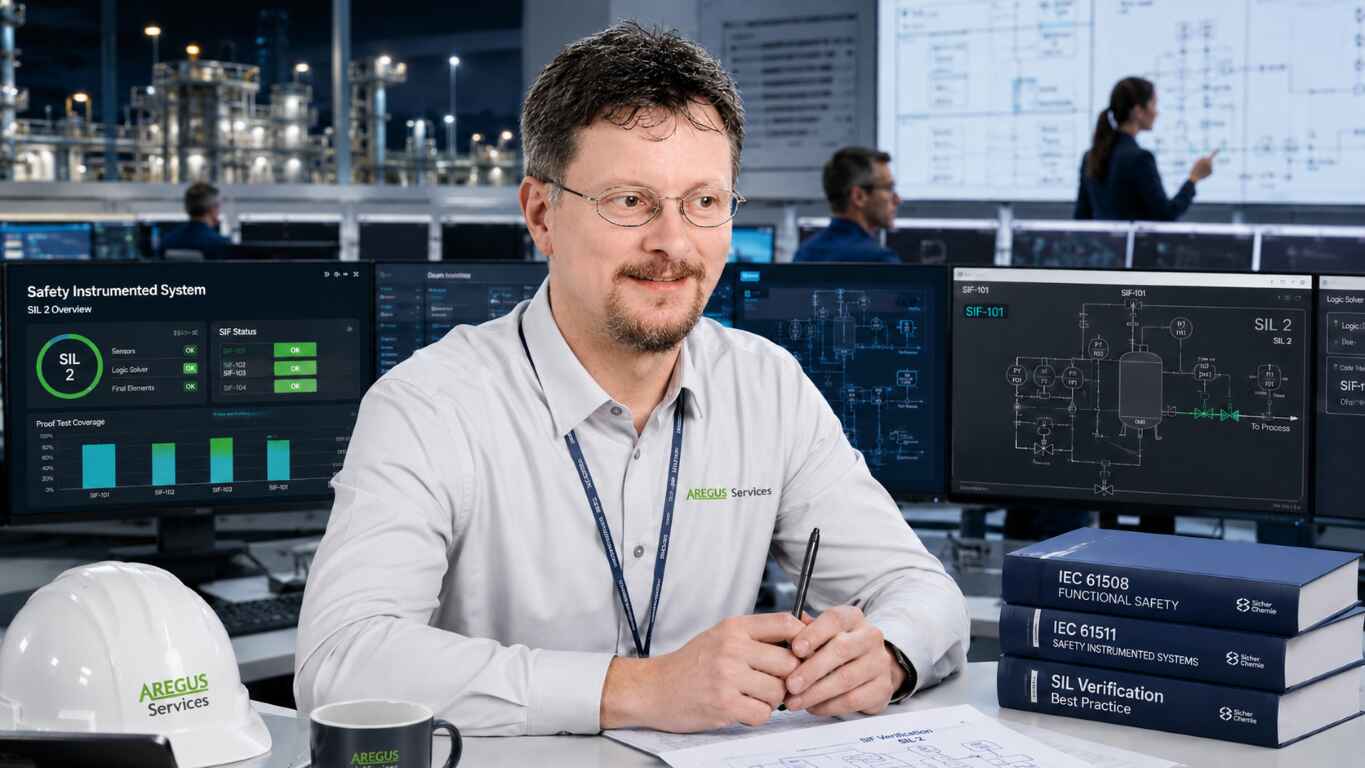Funktionale Sicherheit mit SIL-Verifikation und Safety Instrumented System