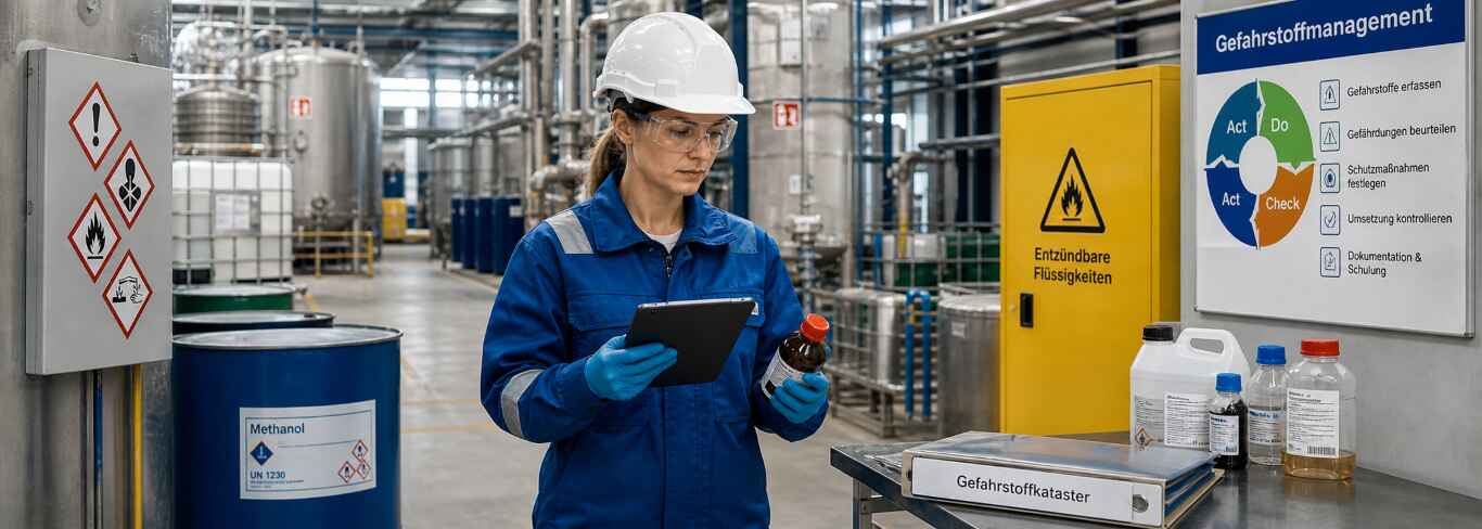 Gefahrstoffmanagementsystem digitale Lösung Stoffdaten