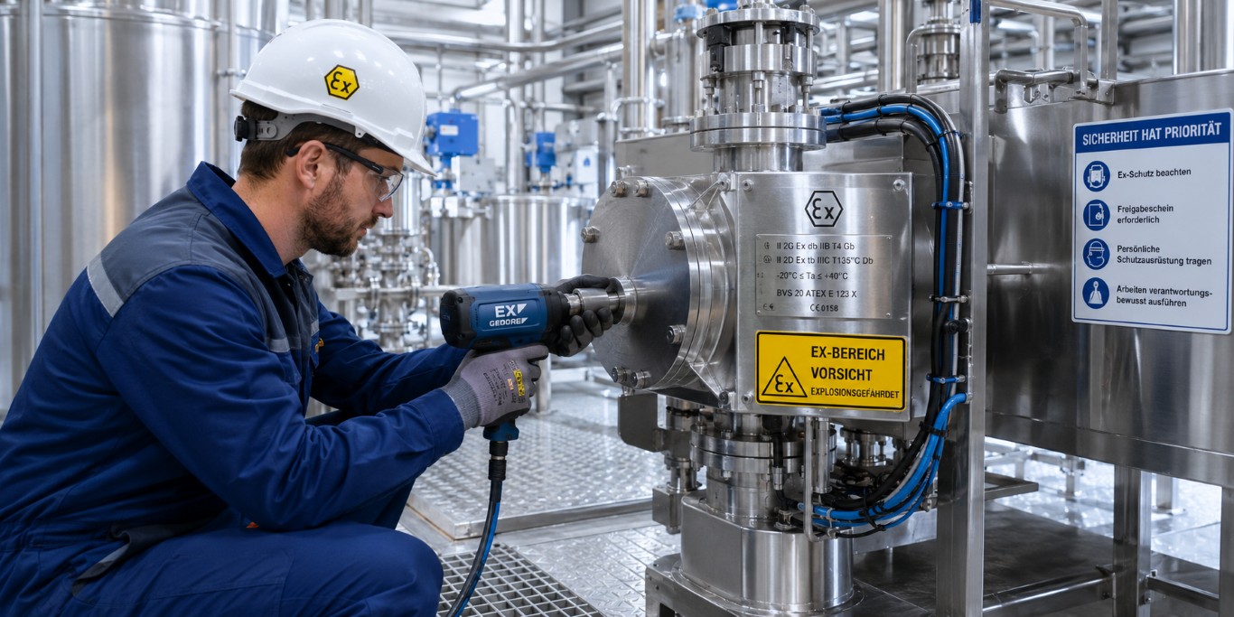 Mitarbeiter Schutzausrüstung Industrie