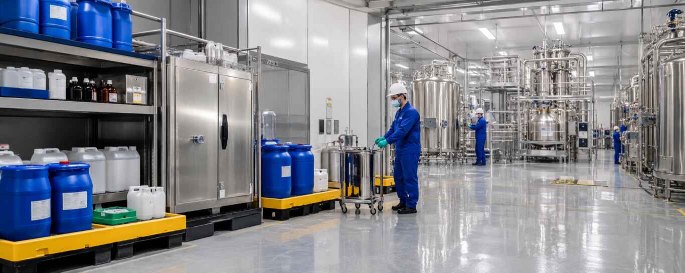 Gefahrstofflager Wirtschaftlichkeit Produktion